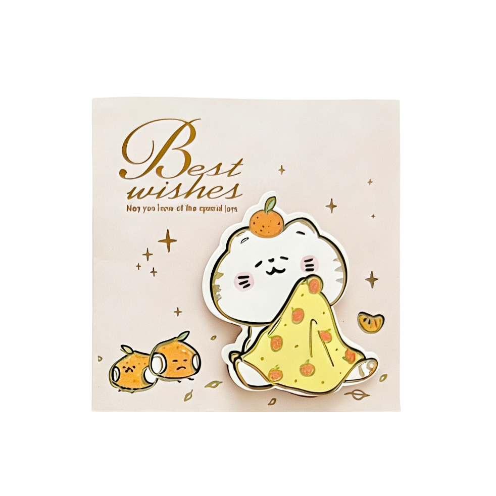 Whimsical Cat Greeting Card