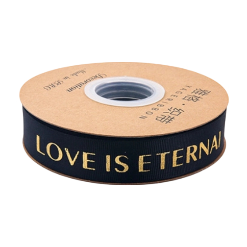 LOVE IS ETERNAL Grosgrain Ribbon