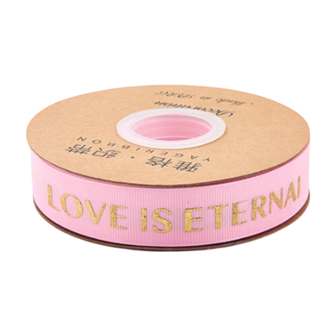 LOVE IS ETERNAL Grosgrain Ribbon