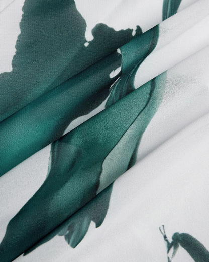 V-Neck Printed Dress