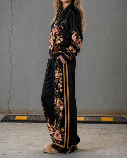 [Copy]Casual Horse Print Two-Piece Set