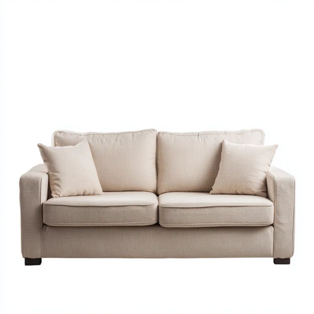 2-Sitzer-Sofa Stoff 180x85x90 cm – Beige – Modernes Design