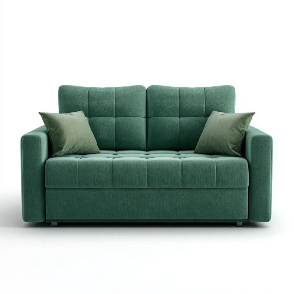 2-Sitzer-Sofa Stoff 150x85x90 cm – Grün – Modernes Design