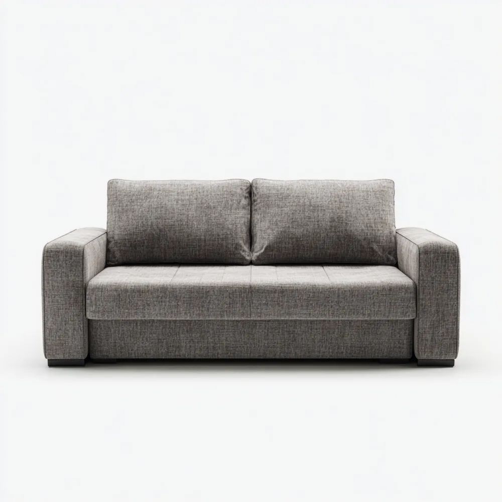 2-Sitzer-Sofa Stoff 150x85x90 cm – Hellgrau – Modernes Design