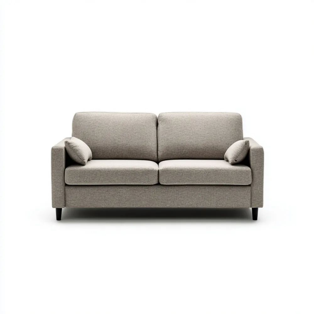 2-Sitzer-Sofa Stoff 150x85x90 cm - Hellgrau - Modernes Design