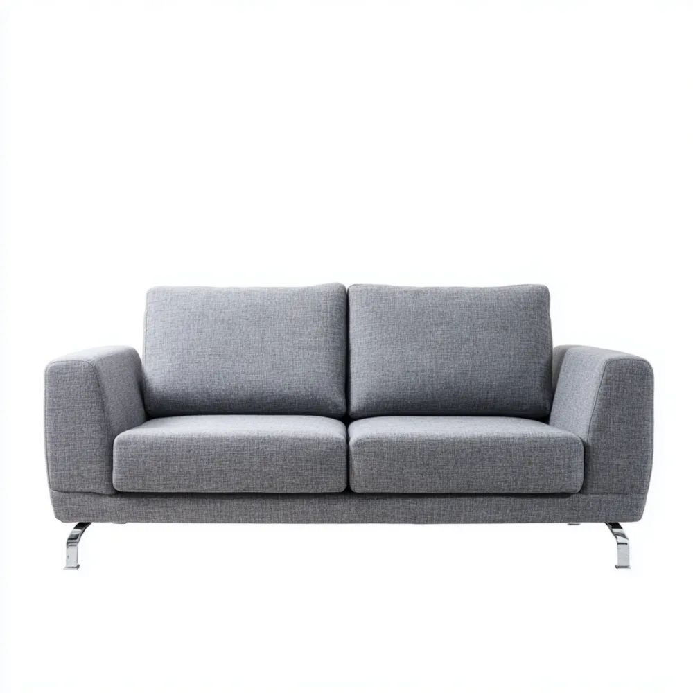 2-Sitzer-Sofa Stoff 150x85x73 cm – Grau – Modernes Design