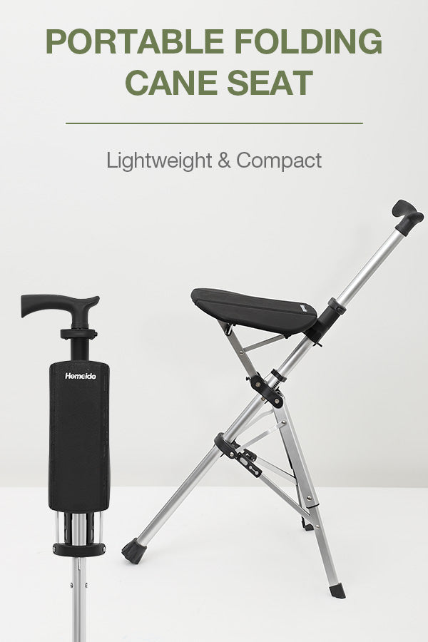 walking cane with seat