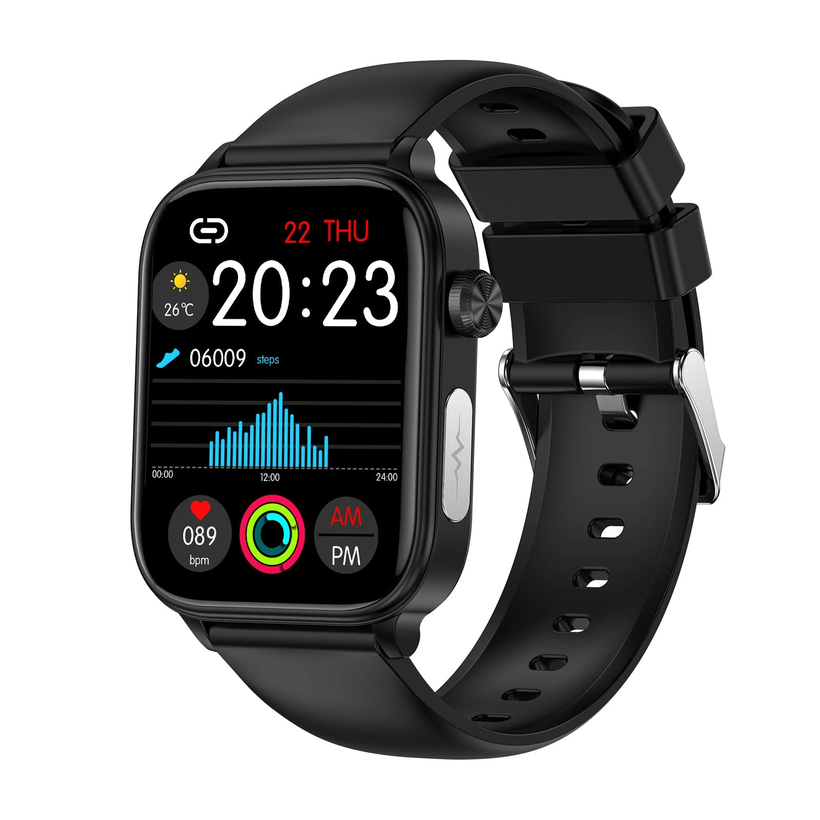 Professional ECG Blood Sugar Blood Pressure HRV Monitoring Health Watch