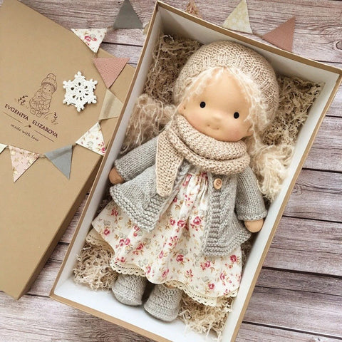 Waldorf Doll's soft, organic texture