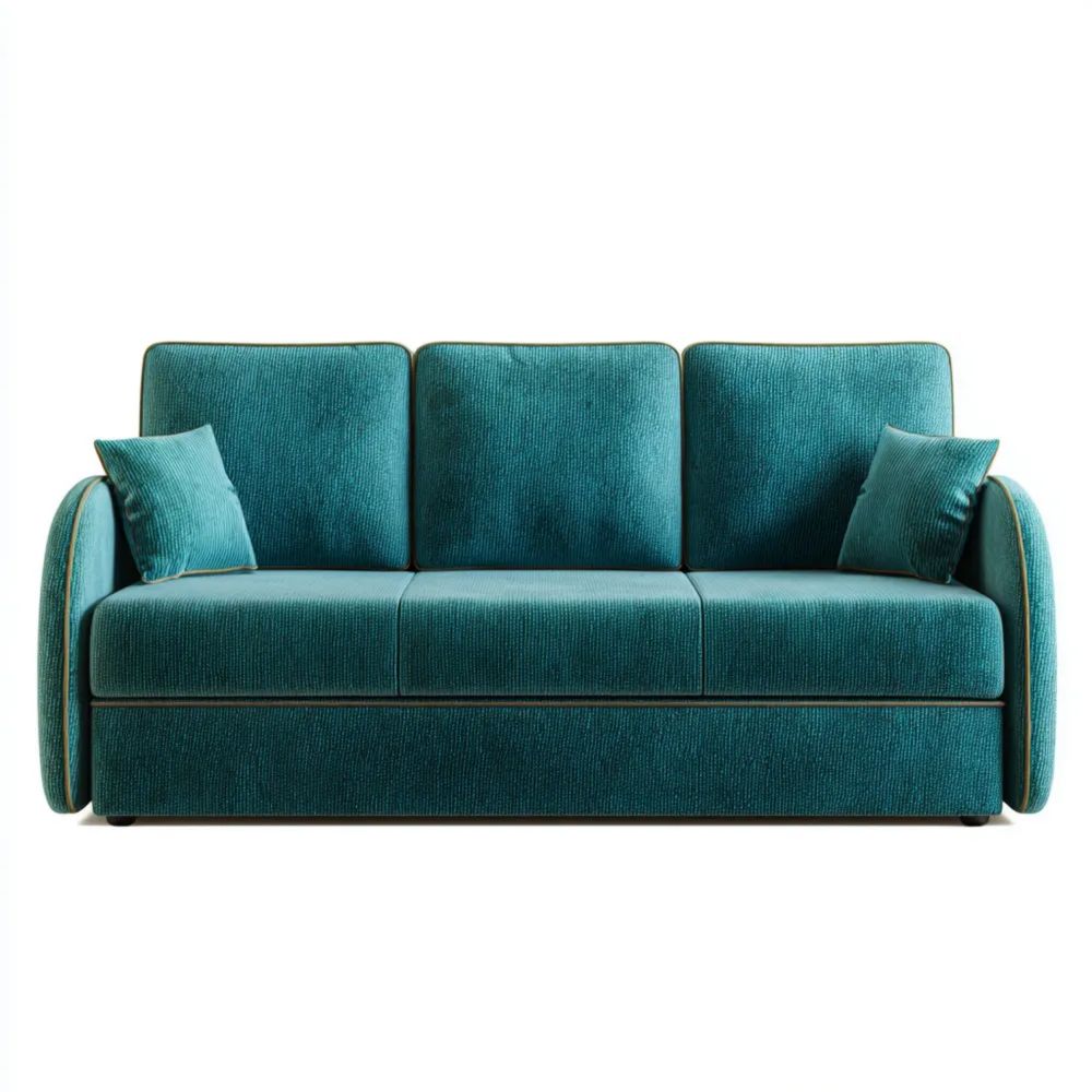 3-Sitzer-Sofa Stoff 200x90x80 cm - Türkis