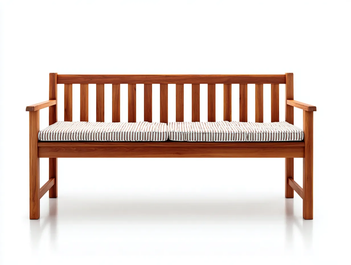 Gartenbank - Massivholz - 155x66x90 cm - Natur - Zeitloser Gartenstil-Craftgohub