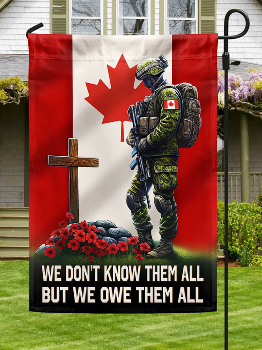 Canada Remembrance Day Printed Flag(90*150cm) 