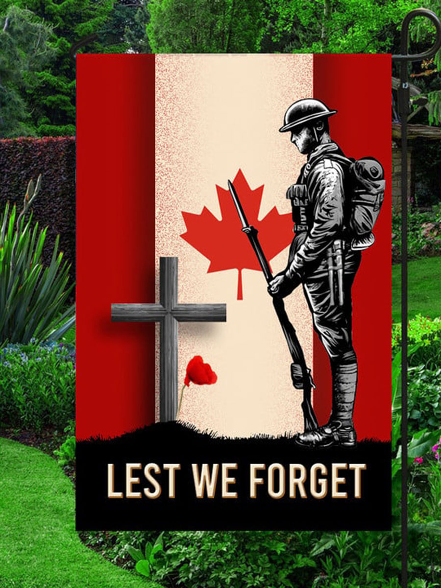 Canada Remembrance Day Printed Flag(90*150cm) 