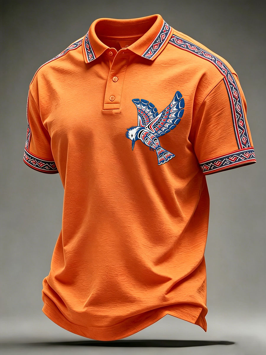 Men's Indigenous Art Casual Top