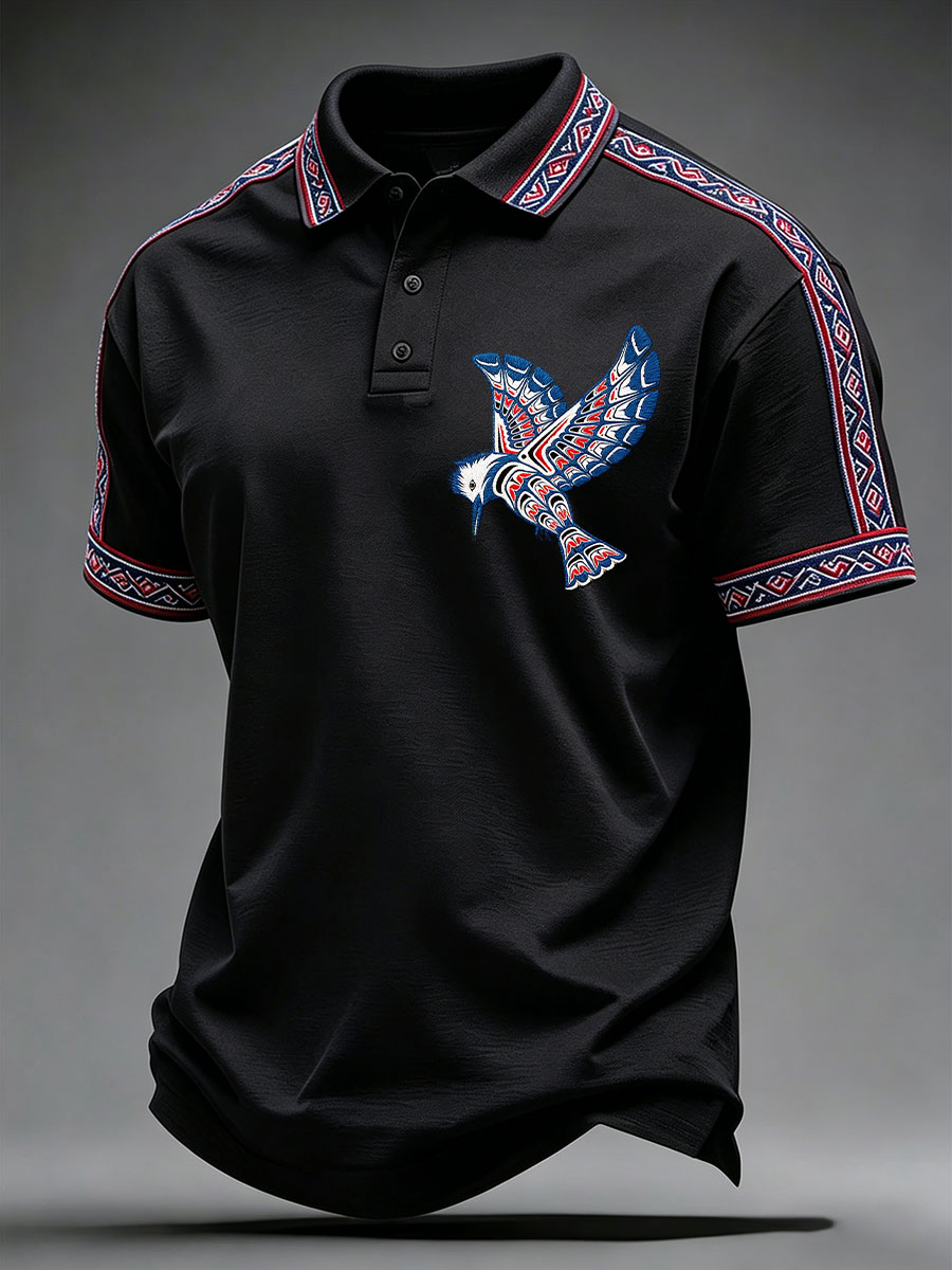 Men's Indigenous Art Casual Top