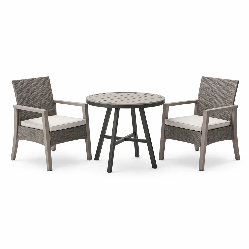 Ensemble de détente en résine tressée et acier-COZYVI STAZZ