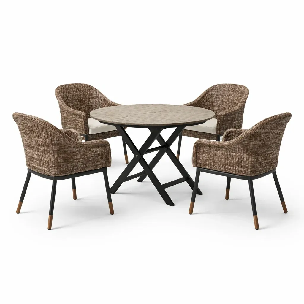 Ensemble table et chaises-PUREGLOWZZ