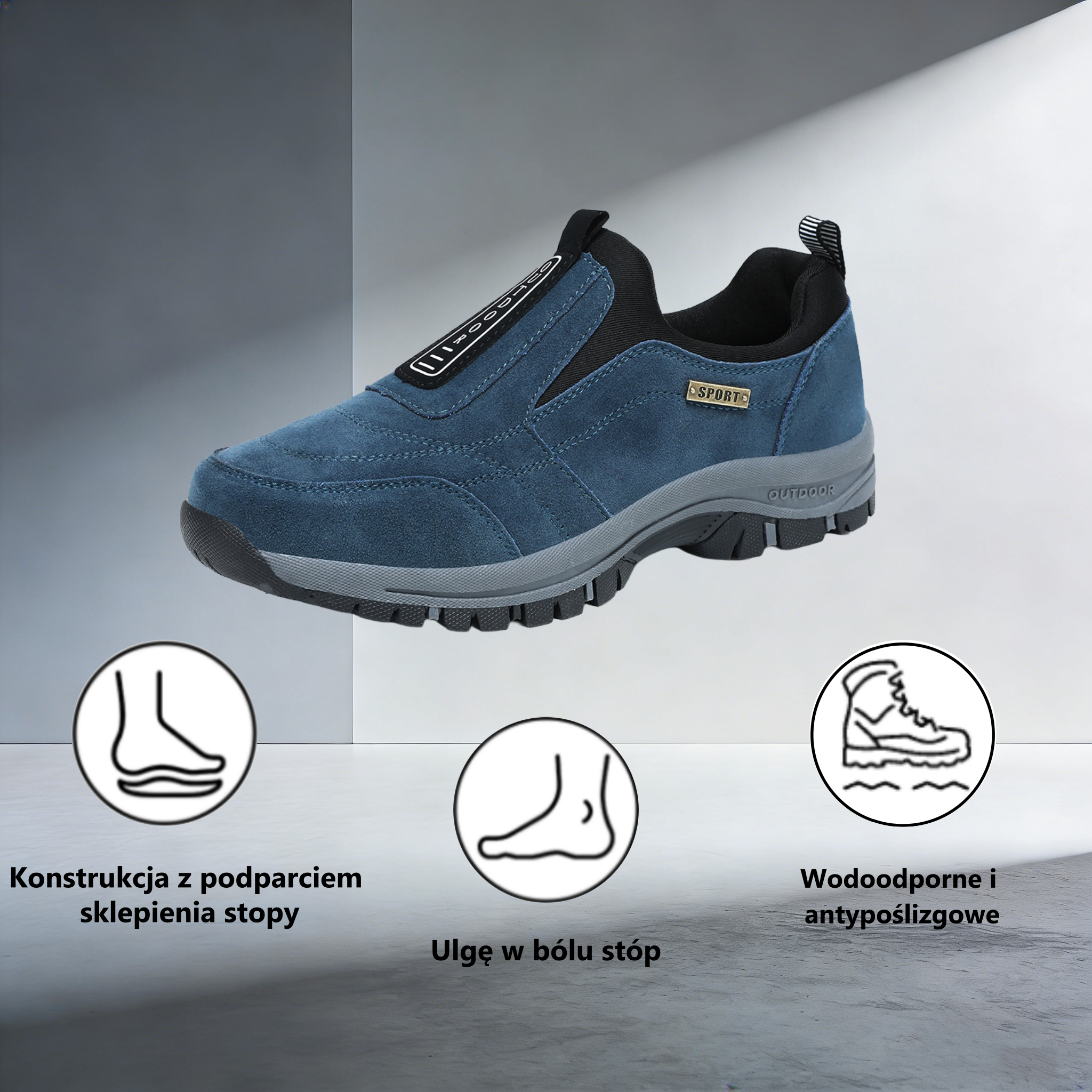 【⏰Ostatni dzień zniżki 70% – nie przegap tego】Ergonomicznie zaprojektowane buty ortopedyczne – polecane przez niemieckich lekarzy ortopedów✅️