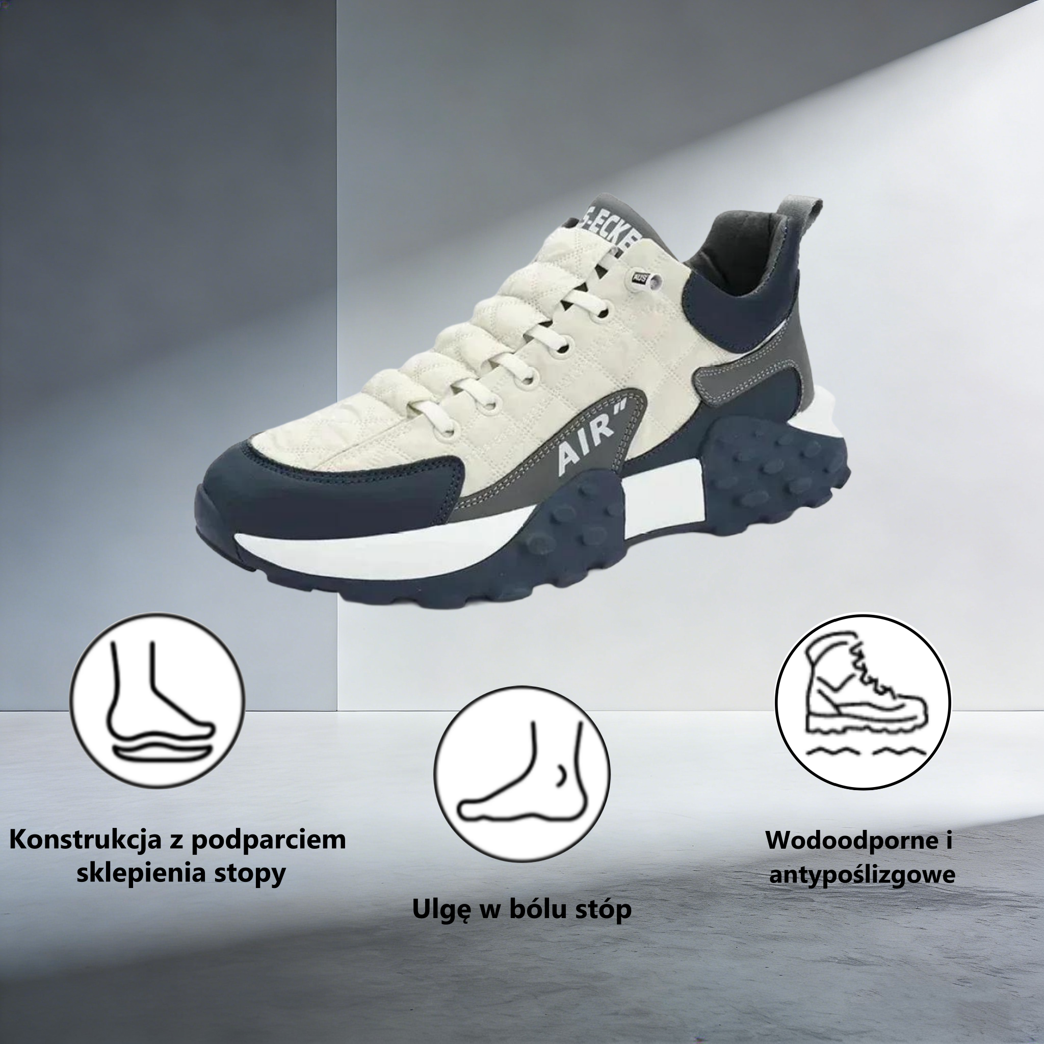 【⏰Ograniczona czasowo zniżka 50% - Nie przegap】Ergonomiczne buty ortopedyczne - ✅️ Korekcja postawy podczas chodzenia - Wodoodporne i antypoślizgowe 👞 Wybrana skóra australijska