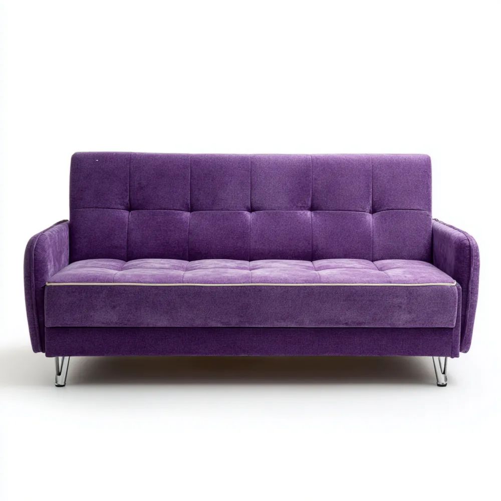 2-Sitzer-Sofa Stoff 150x80x85 cm – Violett – Modernes Design