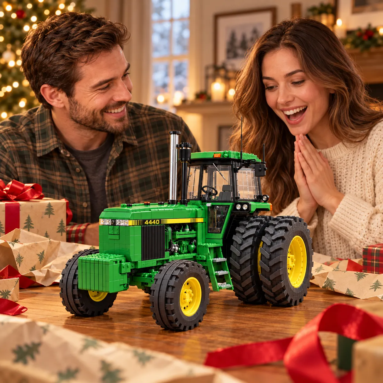 4440 classic farm tractor building set gift