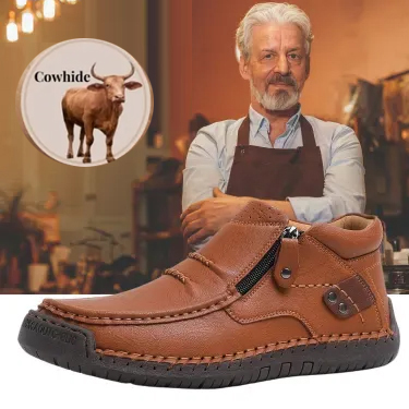 ⏰Limited Time Sale 70% OFF-Men’s Handcrafted Leather Shoes with Comfort and Character