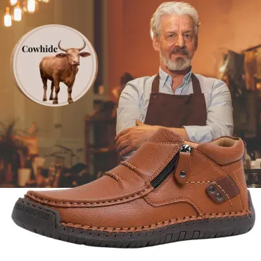 ⏰Limited Time Sale 70% OFF-Men’s Handcrafted Leather Shoes with Comfort and Character