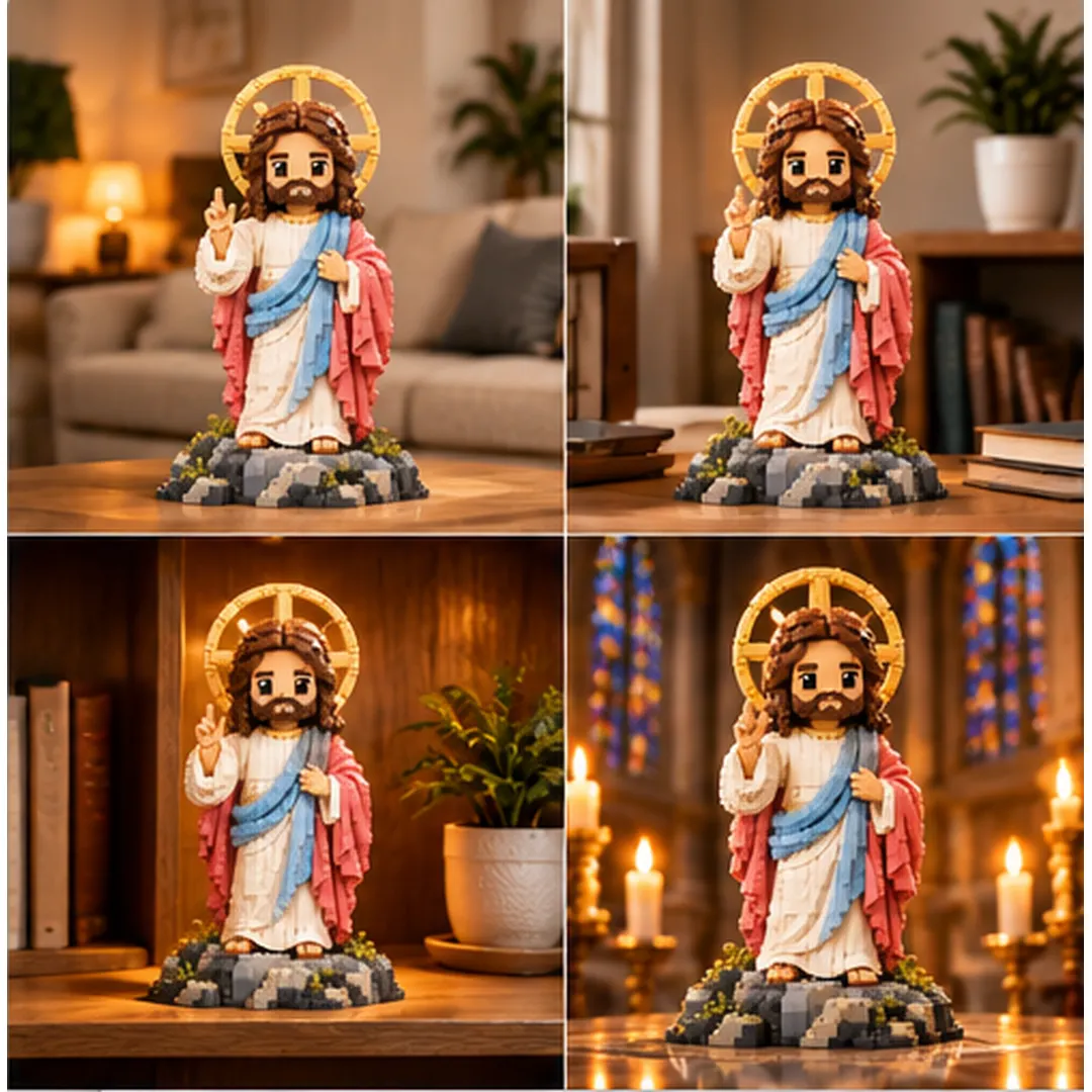 Jesus Blessing Figure building set gift inspiration