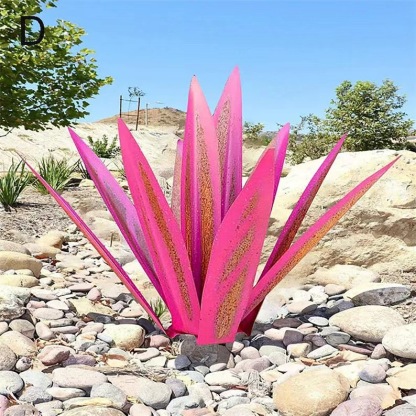 New Iron Art Agave Plant Ornaments Agave Garden Ornaments