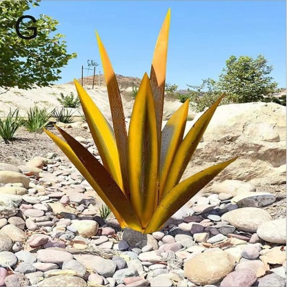 New Iron Art Agave Plant Ornaments Agave Garden Ornaments