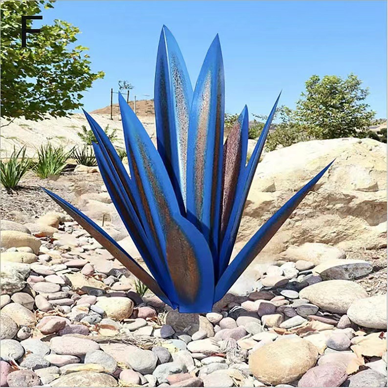 New Iron Art Agave Plant Ornaments Agave Garden Ornaments