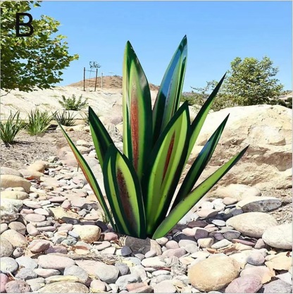 New Iron Art Agave Plant Ornaments Agave Garden Ornaments