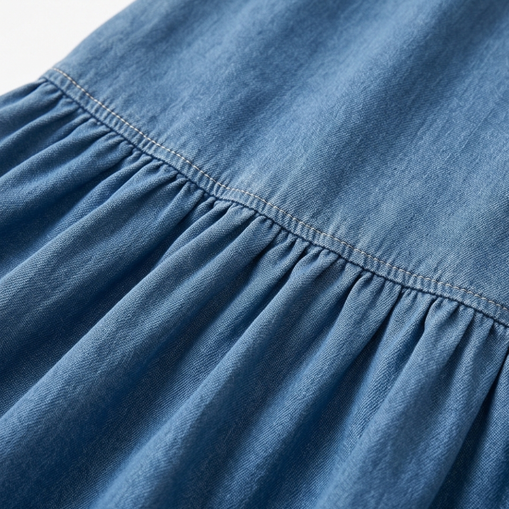 Soft-Touch Maxi Dress with Tiered Ruffle Hem
