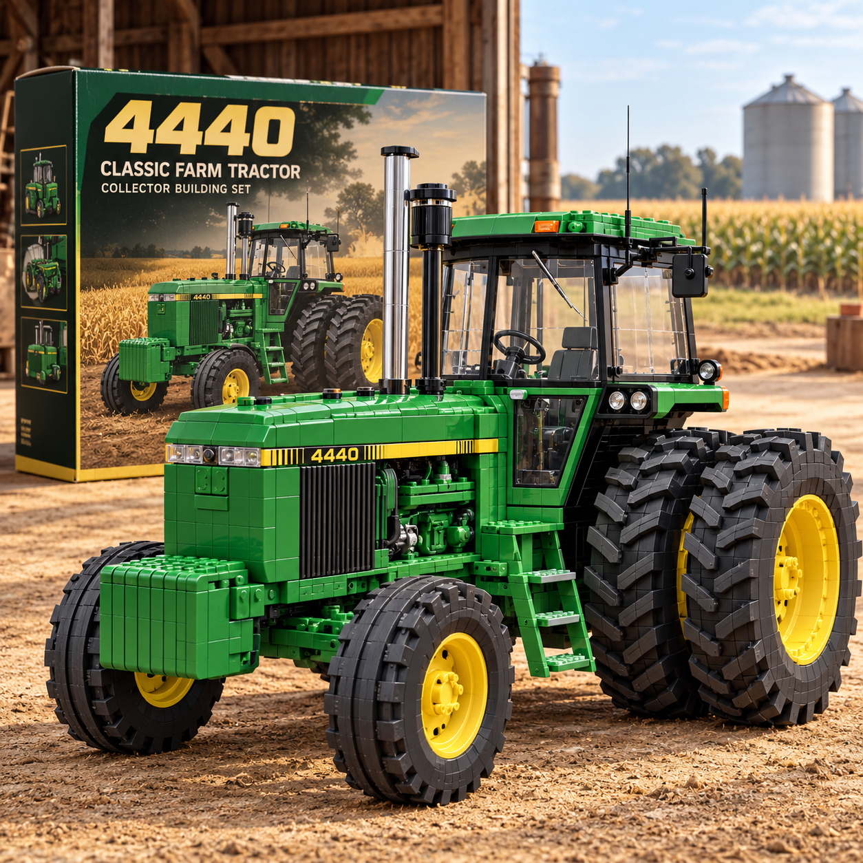 4440 classic farm tractor collector building set