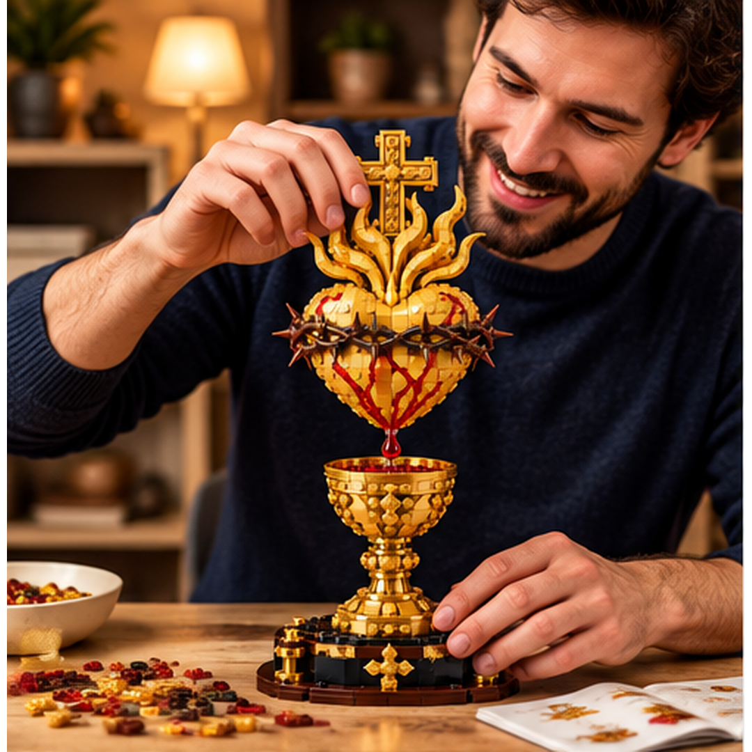 Sacred Heart and Holy Chalice building set