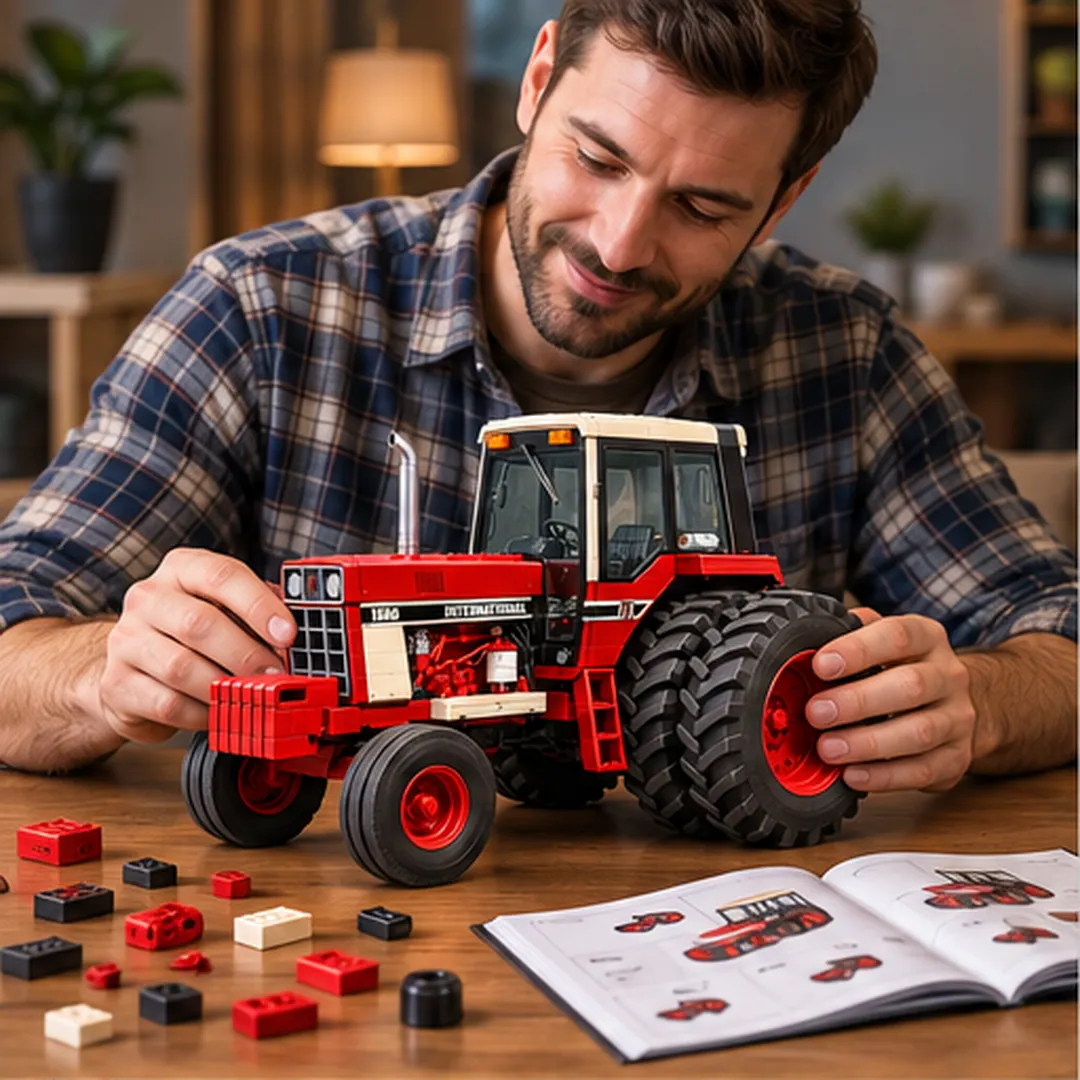 Building the 1586 classic farm tractor model
