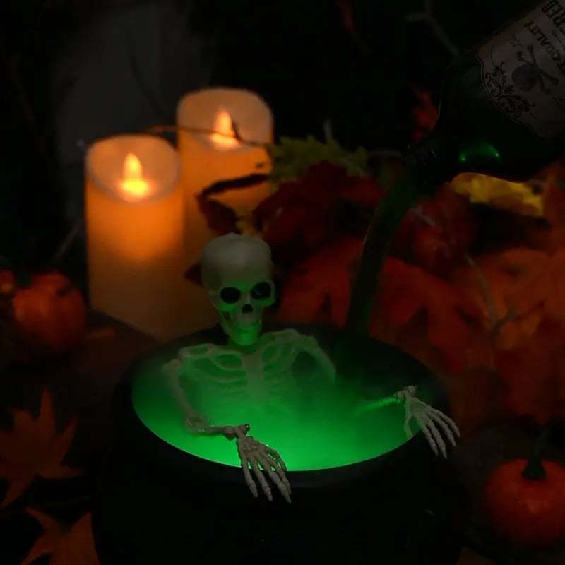 🎃 Halloween Sale 50% OFF — Fire Witch Cauldron, Halloween Home Decor Bucket