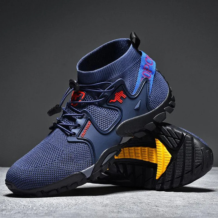 Portable Tied orthopedic hiking shoes