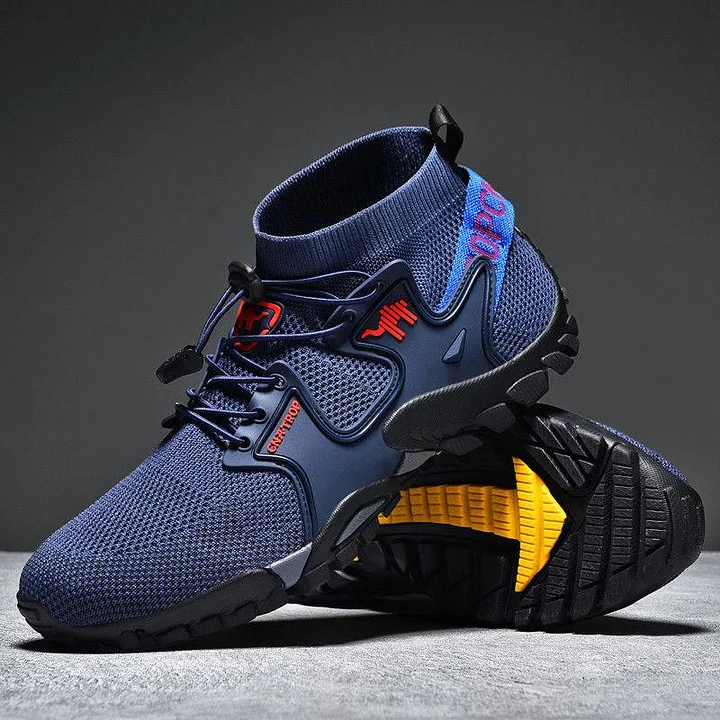 Portable Tied orthopedic hiking shoes