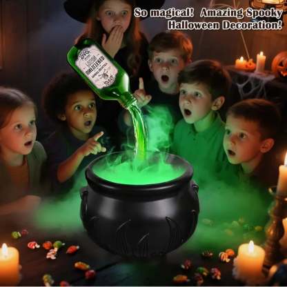 🎃 Halloween Sale 50% OFF — Fire Witch Cauldron, Halloween Home Decor Bucket