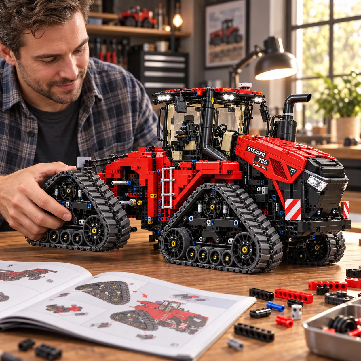 Building the Steiger 785 tractor model