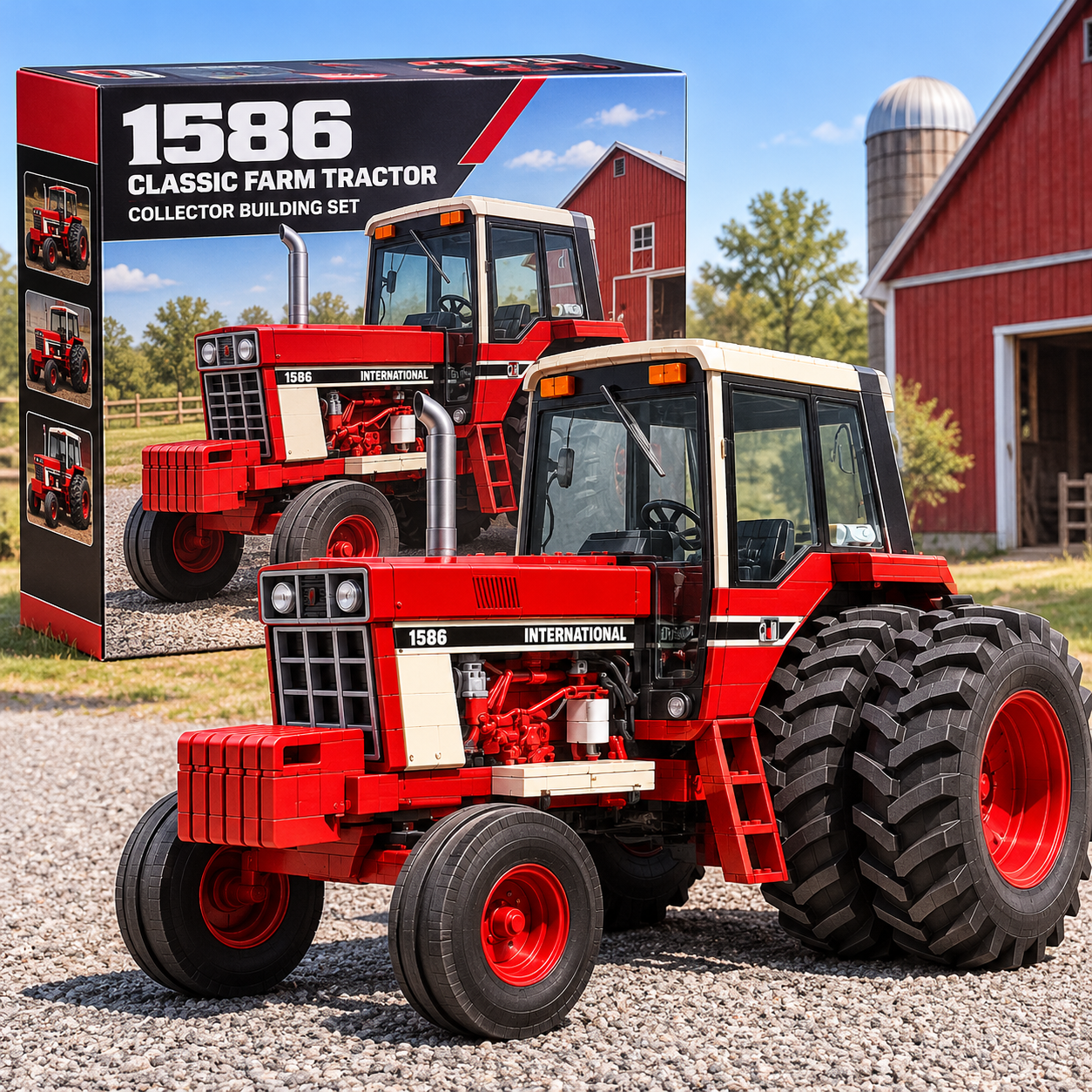 1586 Classic Farm Tractor collector building set