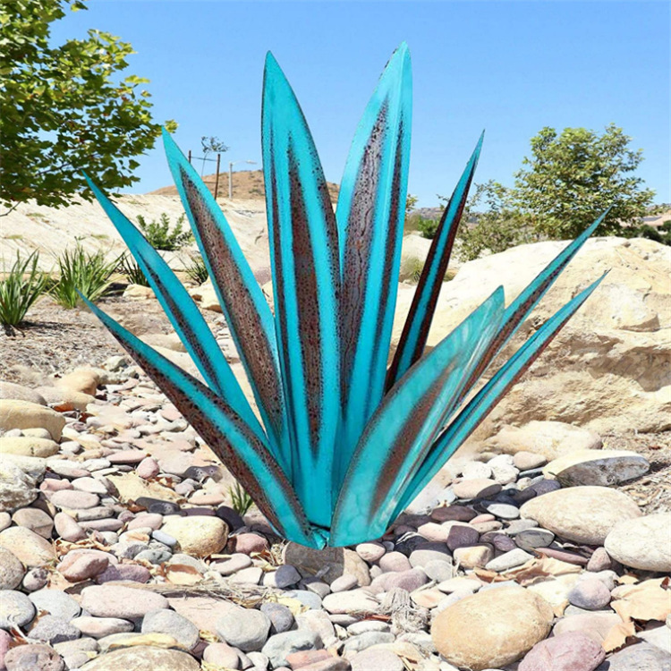 New Iron Art Agave Plant Ornaments Agave Garden Ornaments