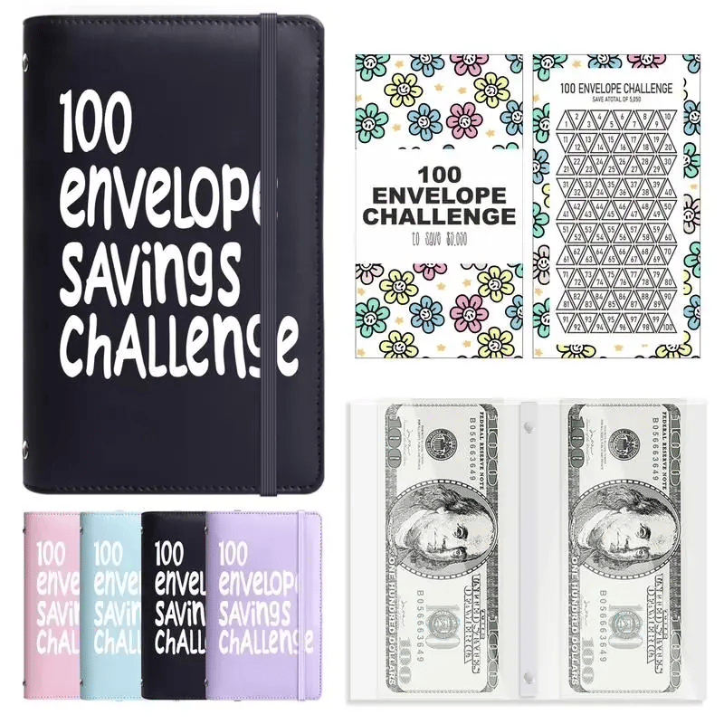 ⏰Last 3 Hours - New Year's Lowest Price! 🎉 -- ✉️100 Envelope Savings Challenge Book