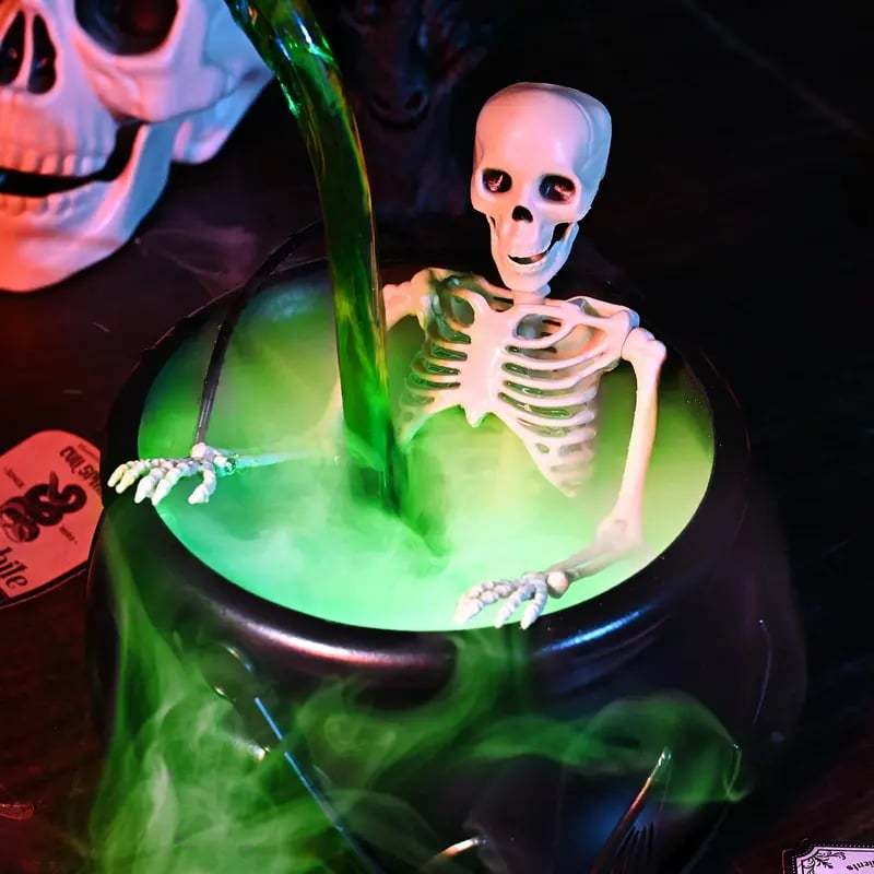 🎃 Halloween Sale 50% OFF — Fire Witch Cauldron, Halloween Home Decor Bucket