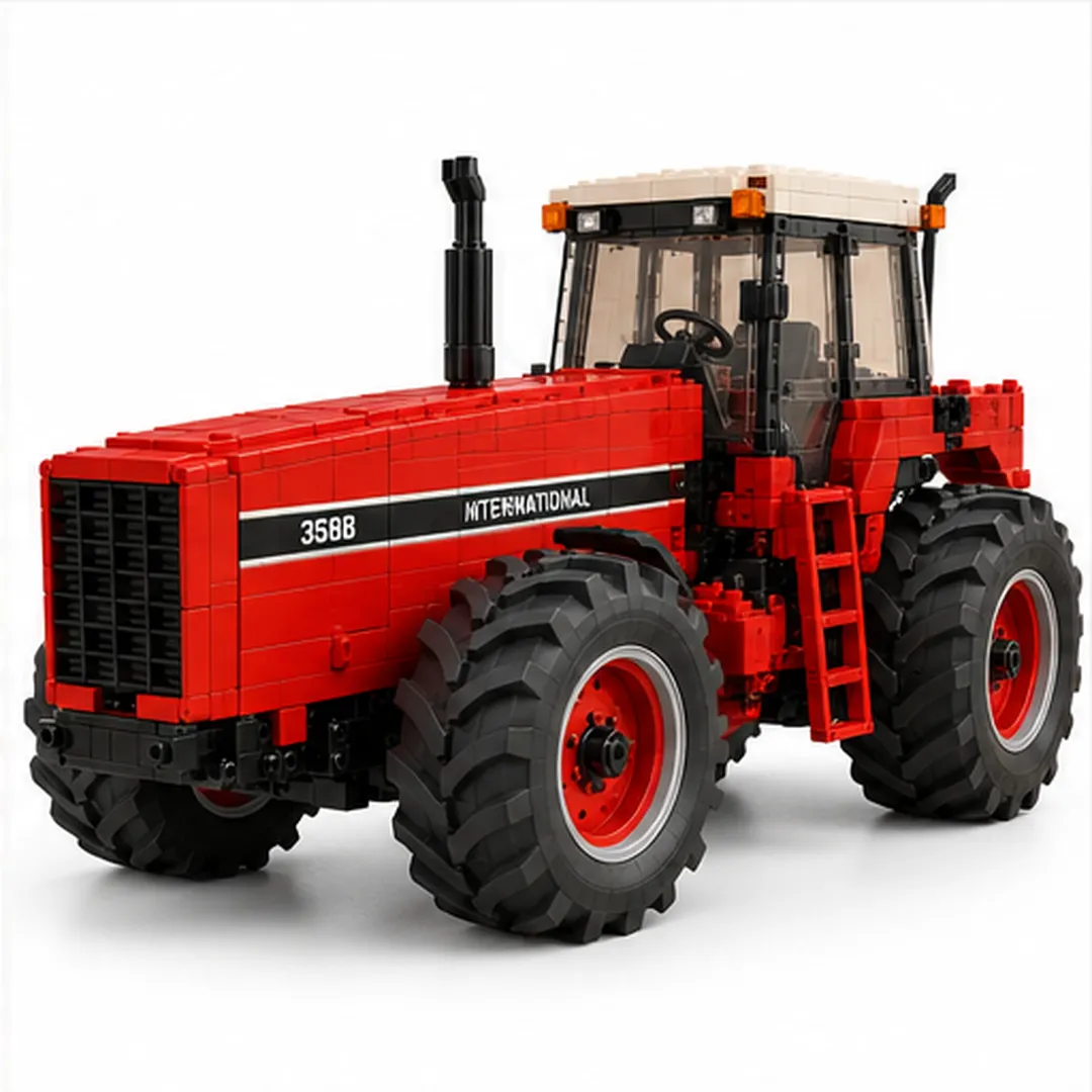 International 3588 2+2 articulated tractor building model
