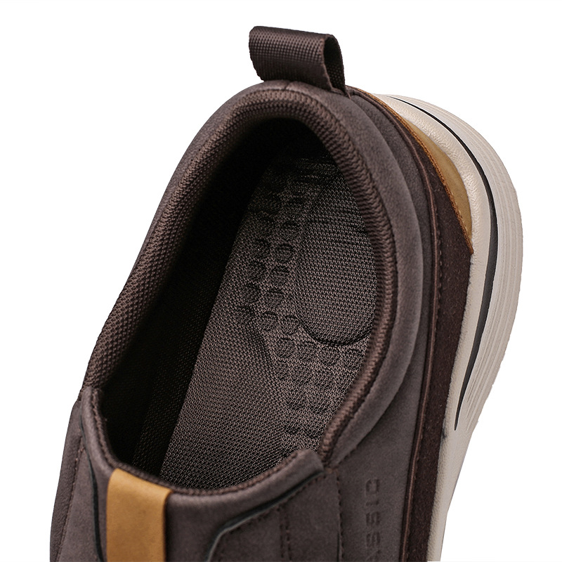Men's Casual Comfort Slip On Platform Orthopedic Loafers