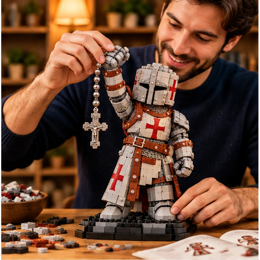 Faithful Knight and Rosary Building Set