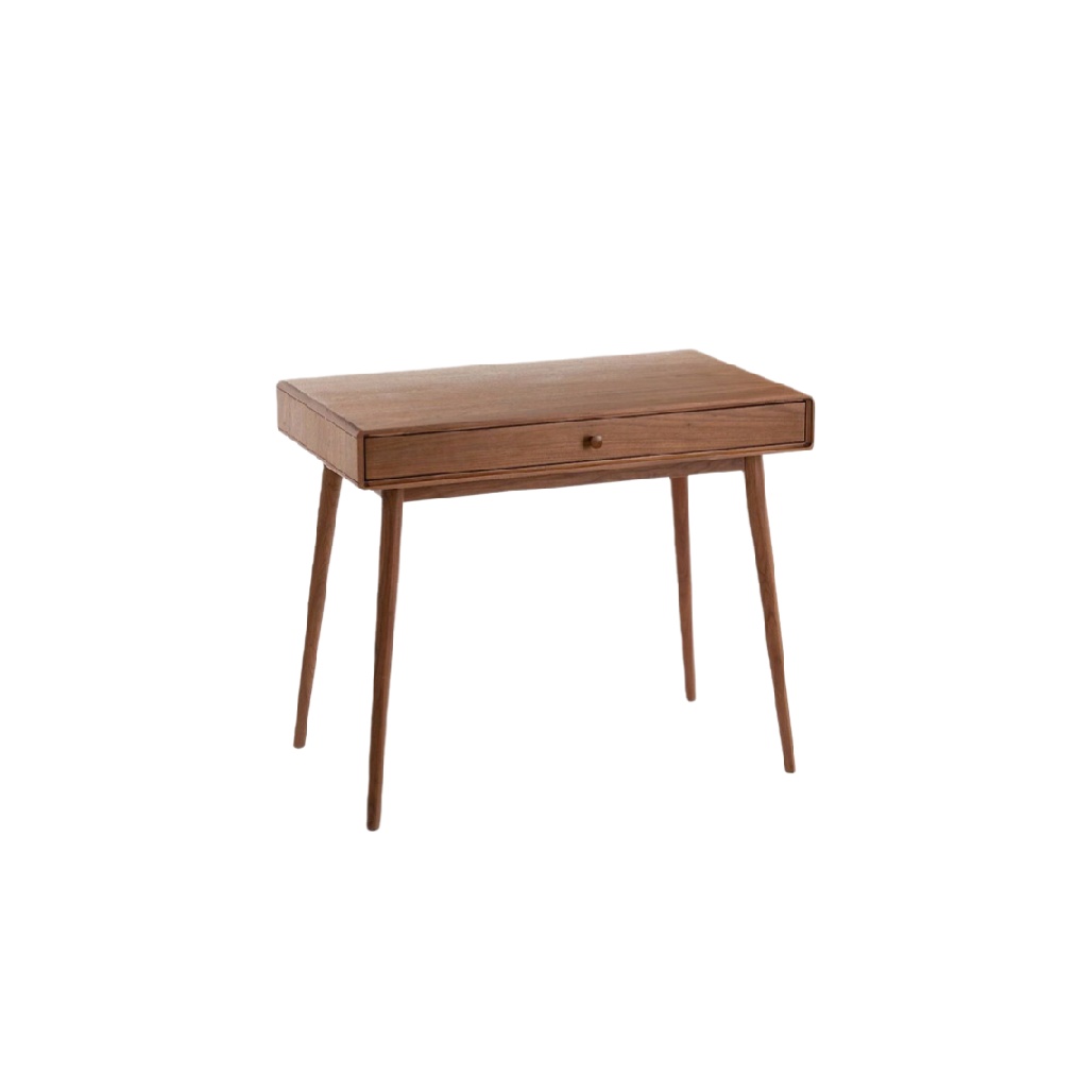 Table de chevet en bois d'acacia pour chambre à coucher - 50 x 40 x 45-woodemix.com