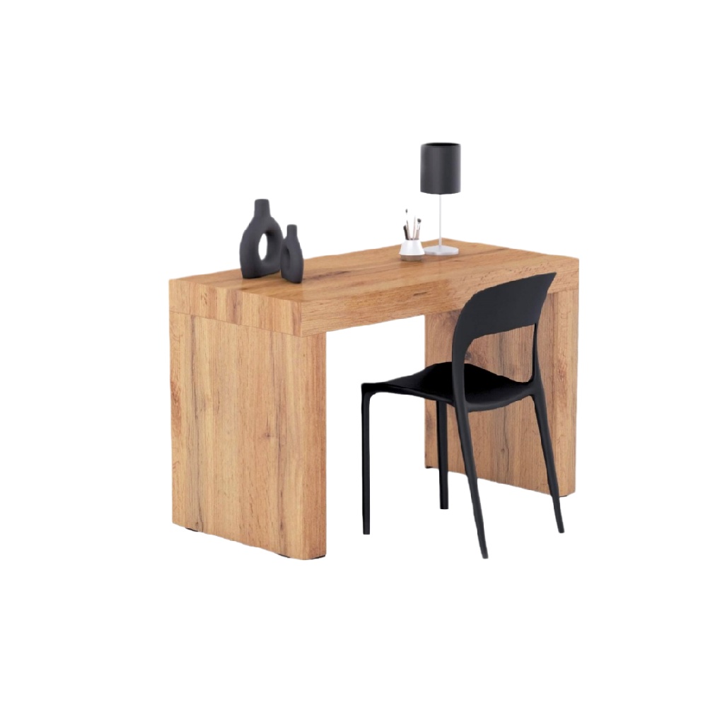 Bureau en bois pour espace de travail à domicile - 120 x 60 x 75-woodemix.com